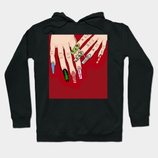 Christmas Nails Hoodie